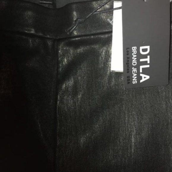 NWT DTLA Lambskin Leather Leggings/Pants - Picture 9 of 9